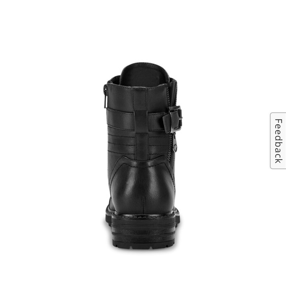 Women’s Black Gessy combat boot from GBG Los Angeles - size 6.5M - Gently Worn - Picture 2 of 8